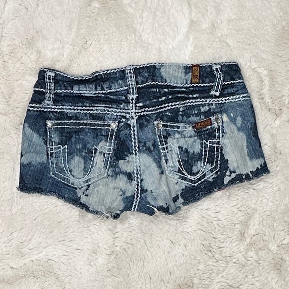 ZD Premium Distressed Denim Shorts Size 3 - Picture 2 of 2